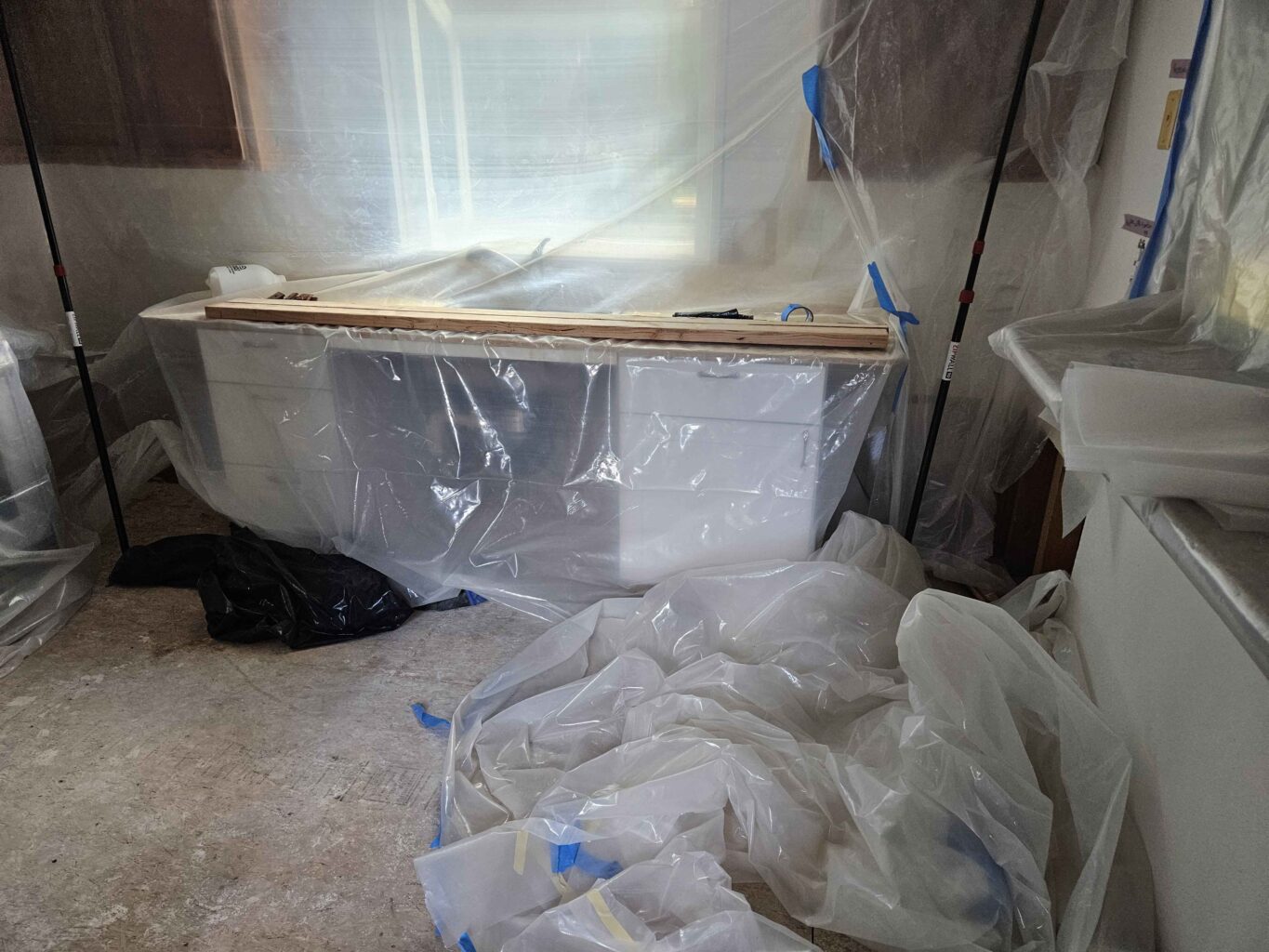 Less kitchen than normal.